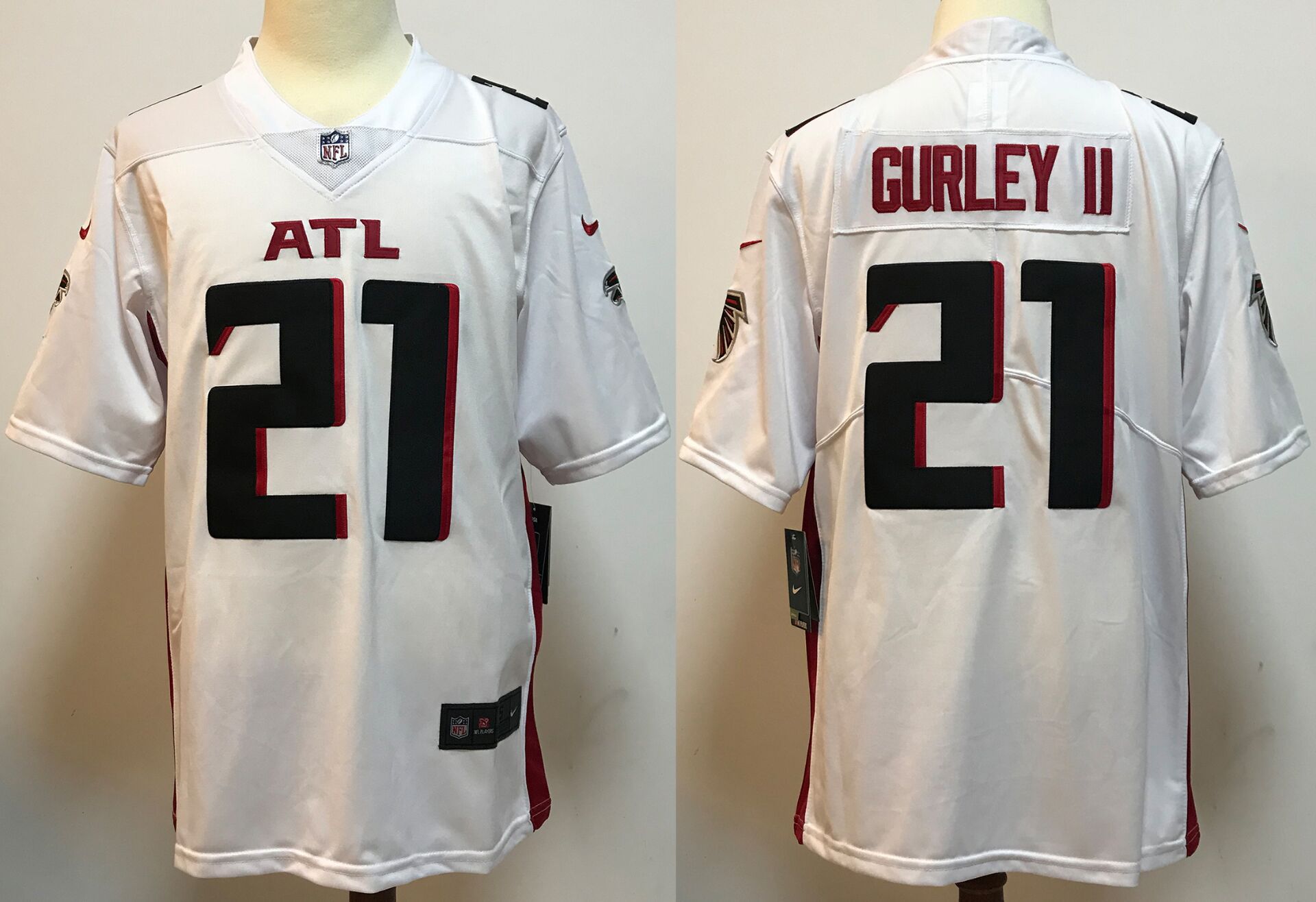Men Atlanta Falcons #21 Gurley ii White New Nike Limited Vapor Untouchable NFL Jerseys->atlanta falcons->NFL Jersey